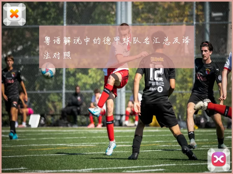 粤语解说中的德甲球队名汇总及译法对照