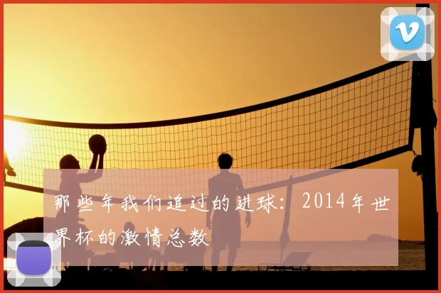 那些年我们追过的进球：2014年世界杯的激情总数