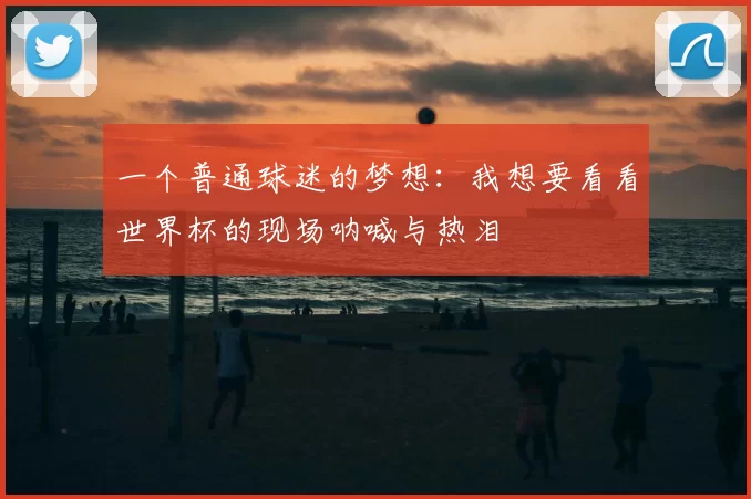 一个普通球迷的梦想：我想要看看世界杯的现场呐喊与热泪