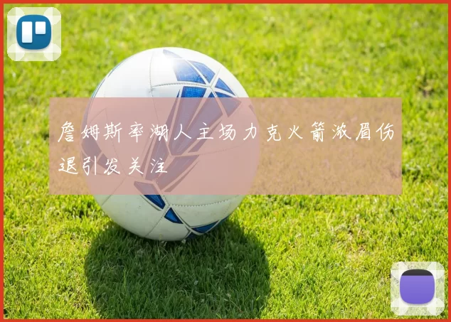 詹姆斯率湖人主场力克火箭浓眉伤退引发关注